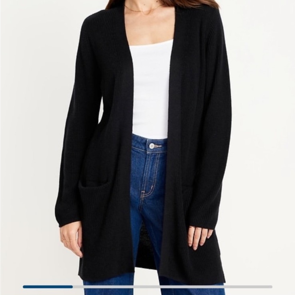 Women's Black Cardigan Sweater
